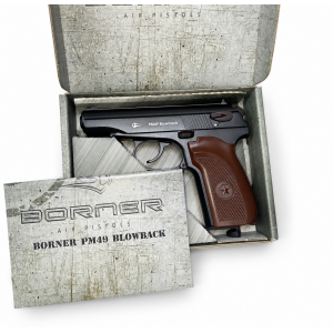 Пневматический пистолет Borner PM49 Blowback (Макарова)