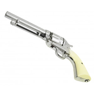 Пневматический револьвер Colt SAA 45 BB nickel, кал. 4,5 мм