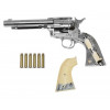 Пневматический револьвер Colt SAA 45 BB nickel, кал. 4,5 мм