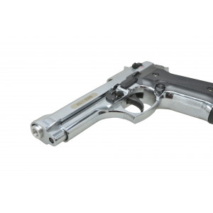 Сигнальный пистолет B92-S KURS Compact (Beretta) кал. 5,5 мм под 10ТК, хром Сигнальный пистолет B92-S KURS Compact (Beretta) кал. 5,5 мм под 10ТК, хром