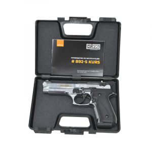 Сигнальный пистолет B92-S KURS Compact (Beretta) кал. 5,5 мм под 10ТК, хром Сигнальный пистолет B92-S KURS Compact (Beretta) кал. 5,5 мм под 10ТК, хром
