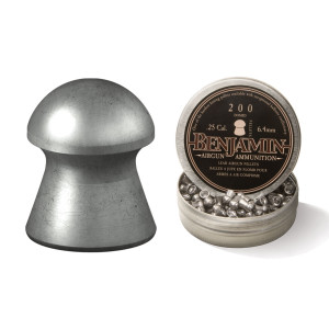 Пули Crosman Benjamin Discovery Domed 6,35 мм, 1,80 грамм, 200 штук Пули Crosman Benjamin Discovery Domed 6,35 мм, 1,80 грамм, 200 штук