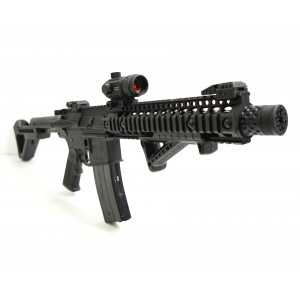 Пневматическая винтовка Crosman DPMS SBR Full Auto (M16, 3 Дж, коллиматор)